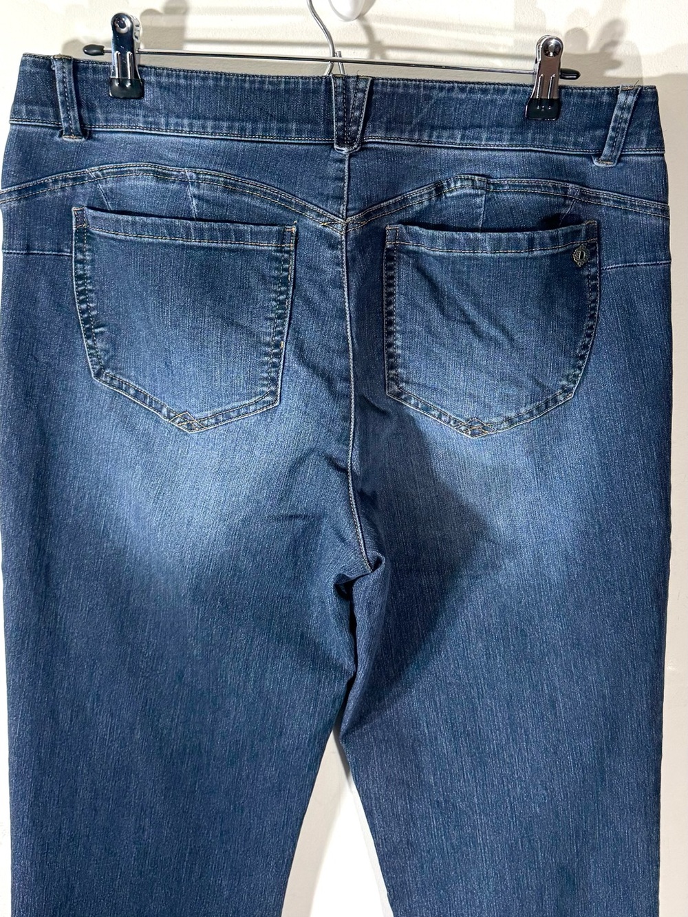 Democracy Absolution Booty Lift Straight Indigo Jeans Sz 14 Slimming - Picture 10 of 14